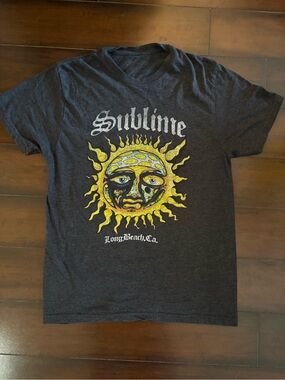 Sublime Sun Graphic Tee -‎ Charcoal